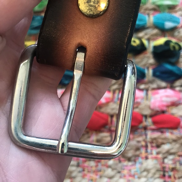 Blue Grass Leather stamped belt banjo guitar - Picture 5 of 8